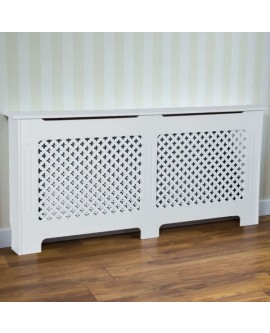 White Traditional Painted Radiator Cover