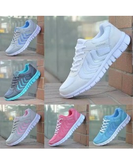 Womens Sneakers Breathable Mesh Running Sports Shoes 